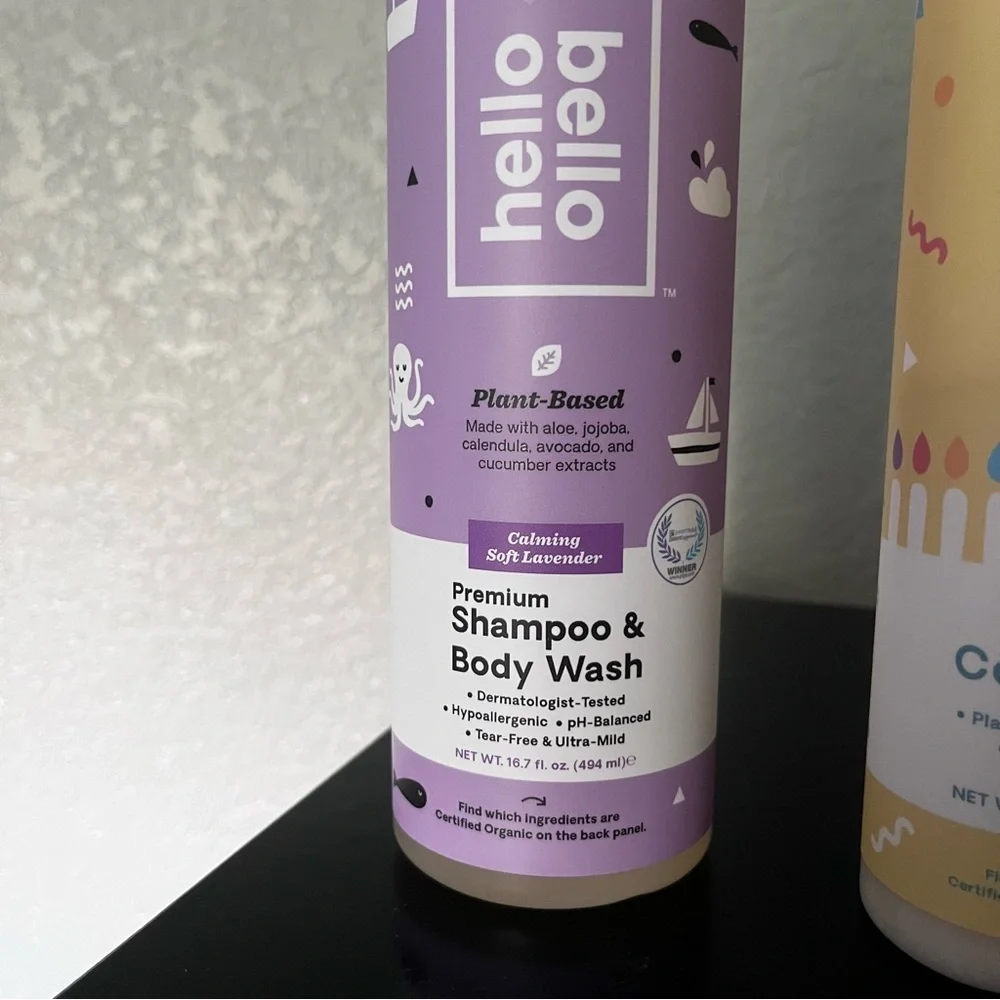 Hello Bello Body Wash/Shampoo Lavender Scent - Conditioner Birthday Cake